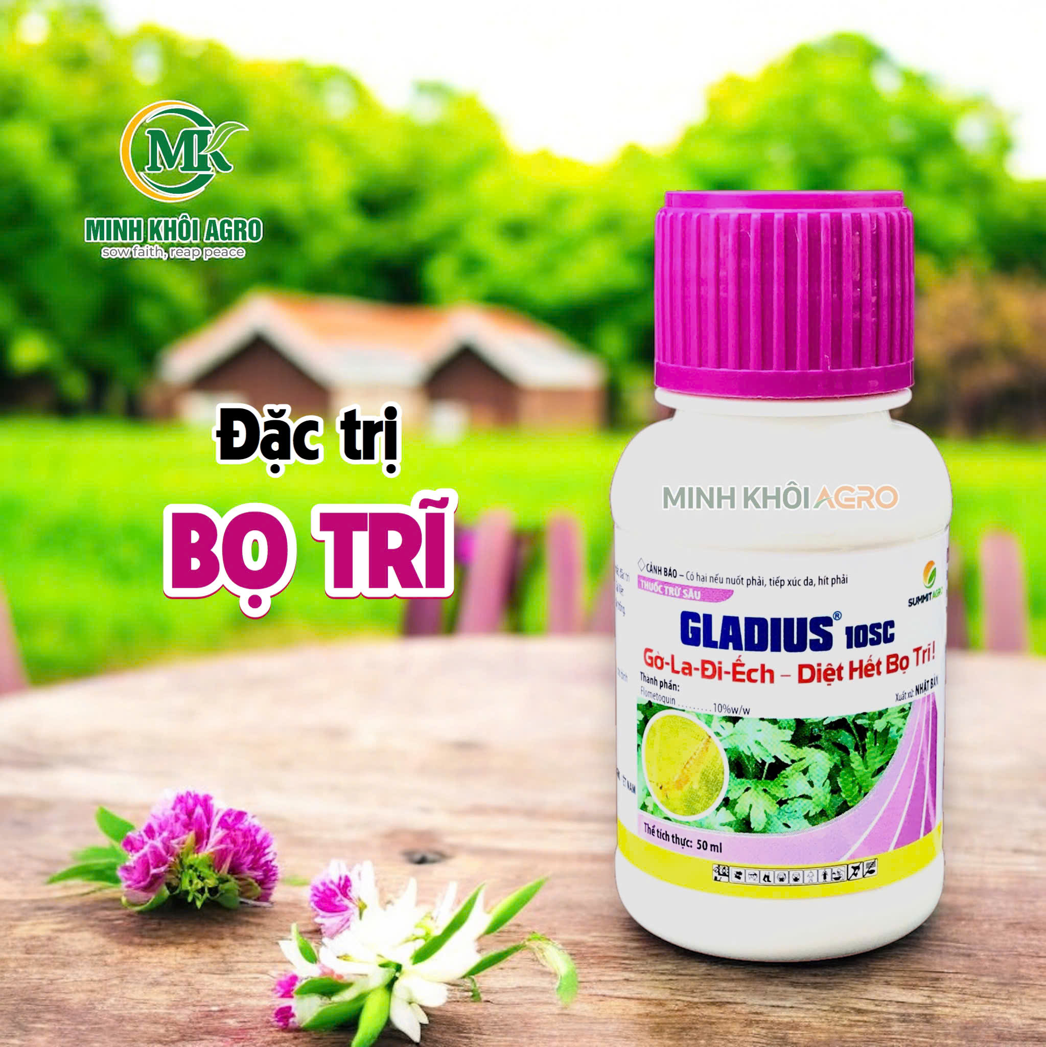 Thuốc đặc trị bọ trĩ Gladius 10SC - Chai 50ml